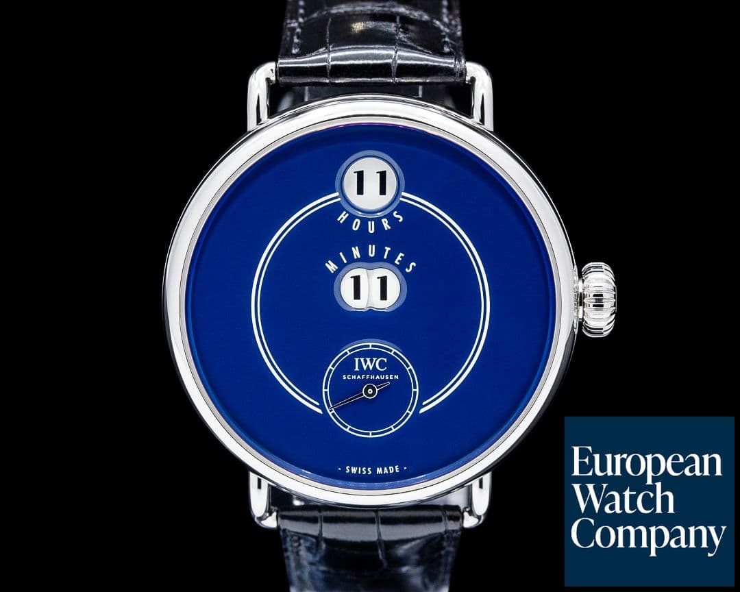 Image of IWC IW505003 Tribute to Pallweber SS Blue Dial LIMITED