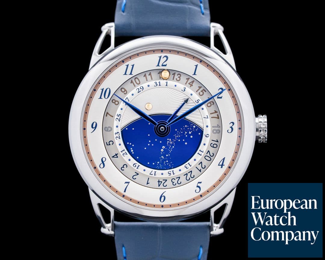 Image of De Bethune DB25VGTIS3 GMT Starry Varius Titanium Silver Dial