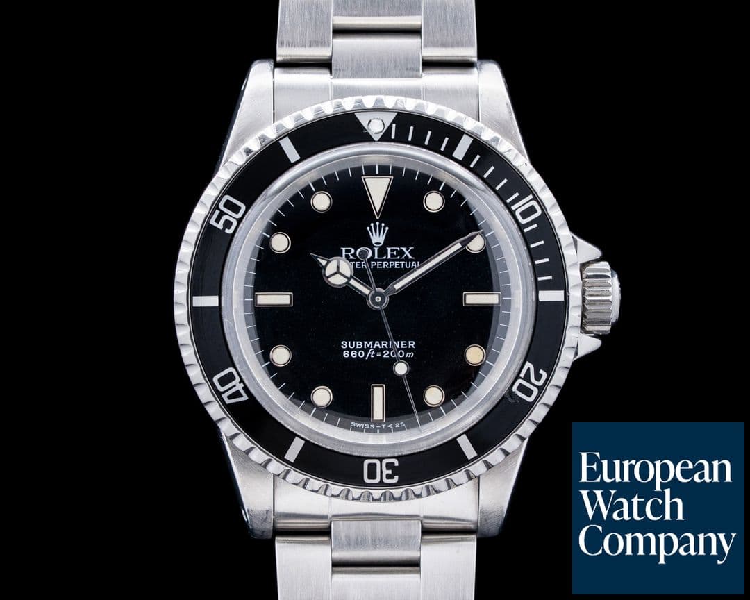 Image of Rolex 5513 Submariner SS Black Dial Circa. 1989