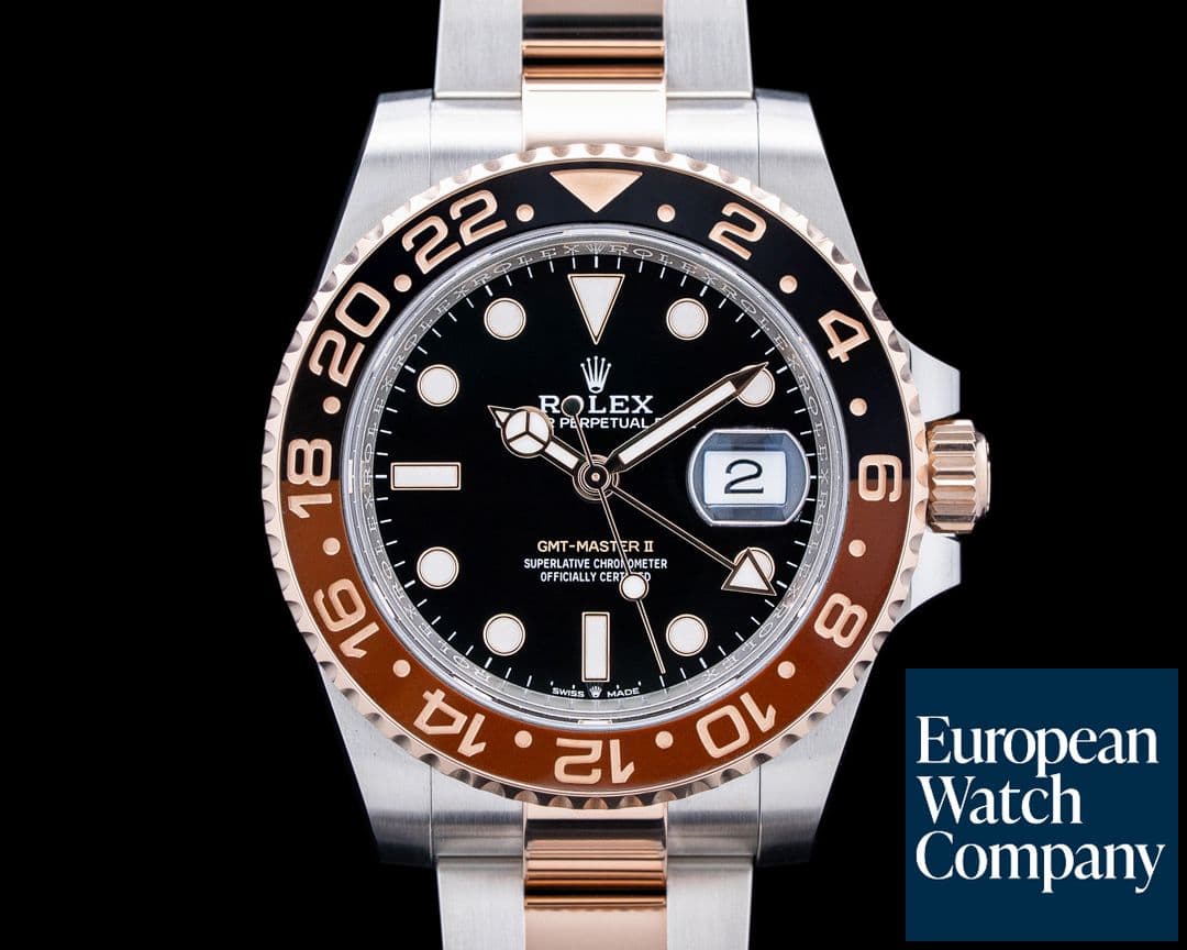 Image of Rolex GMT-Master II "Root Beer" 18K Everose Gold / SS Black Dial 2025