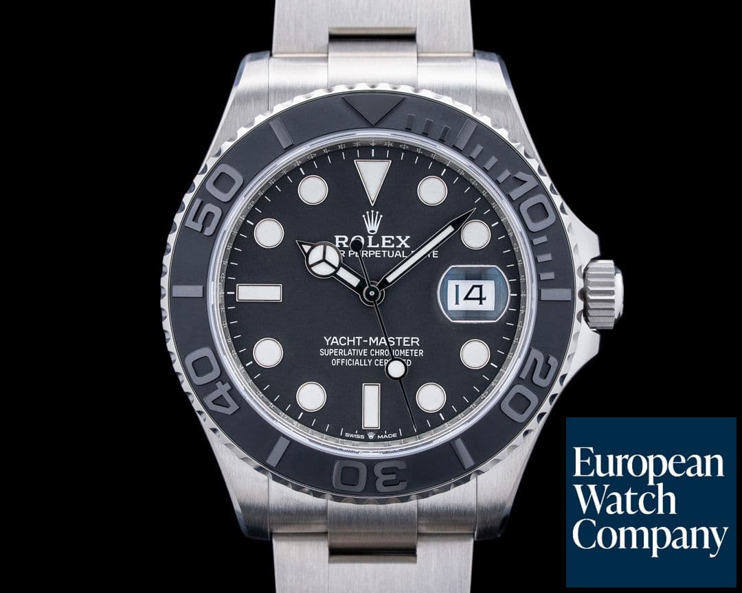 Image of Rolex 226627 Yacht-Master 42 RLX Titanium Intense Black Dial 2025 UNWORN