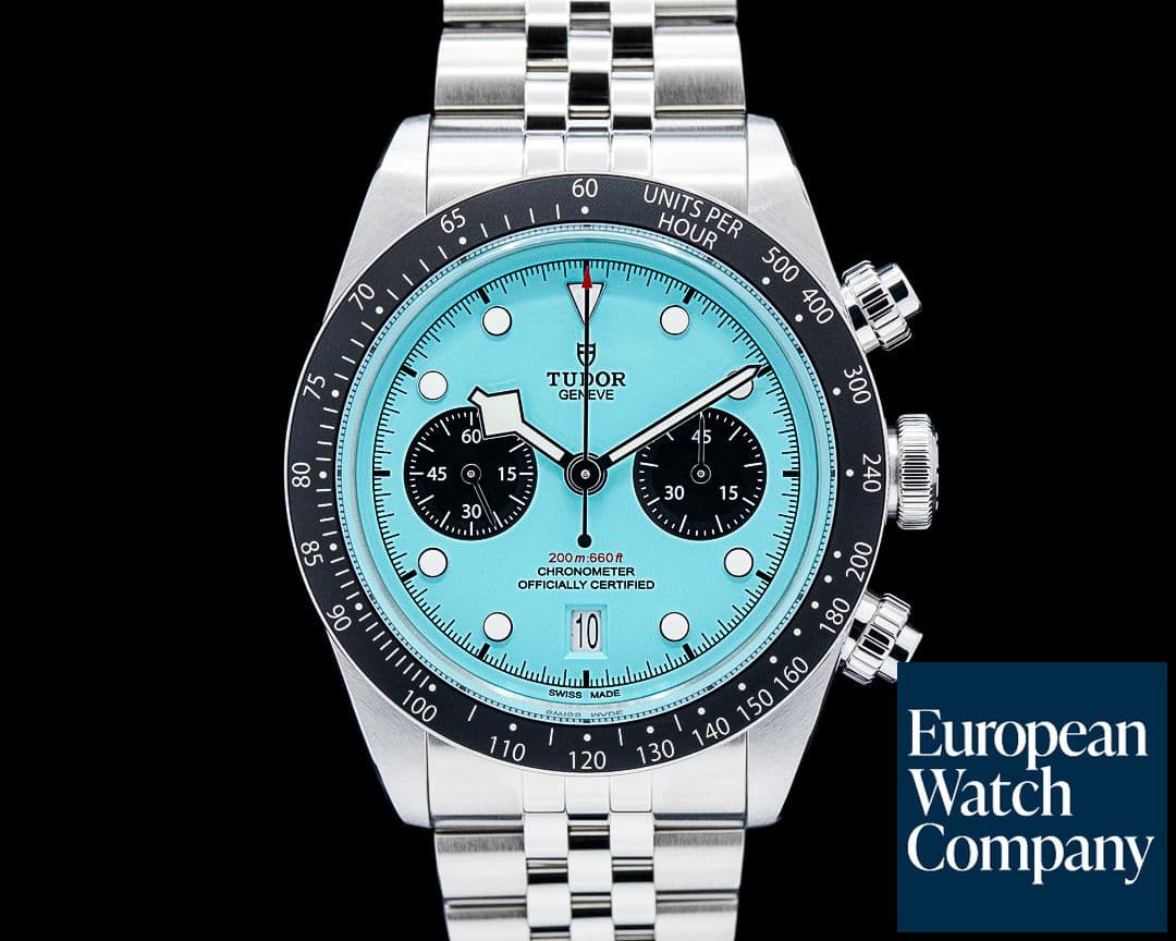 Image of Tudor 79360N Black Bay Chrono Flamingo Blue SS Blue Dial 2025
