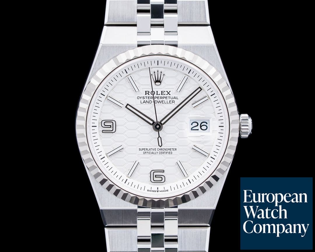 Image of Rolex 127234 Land-Dweller 36MM SS White Dial 2025