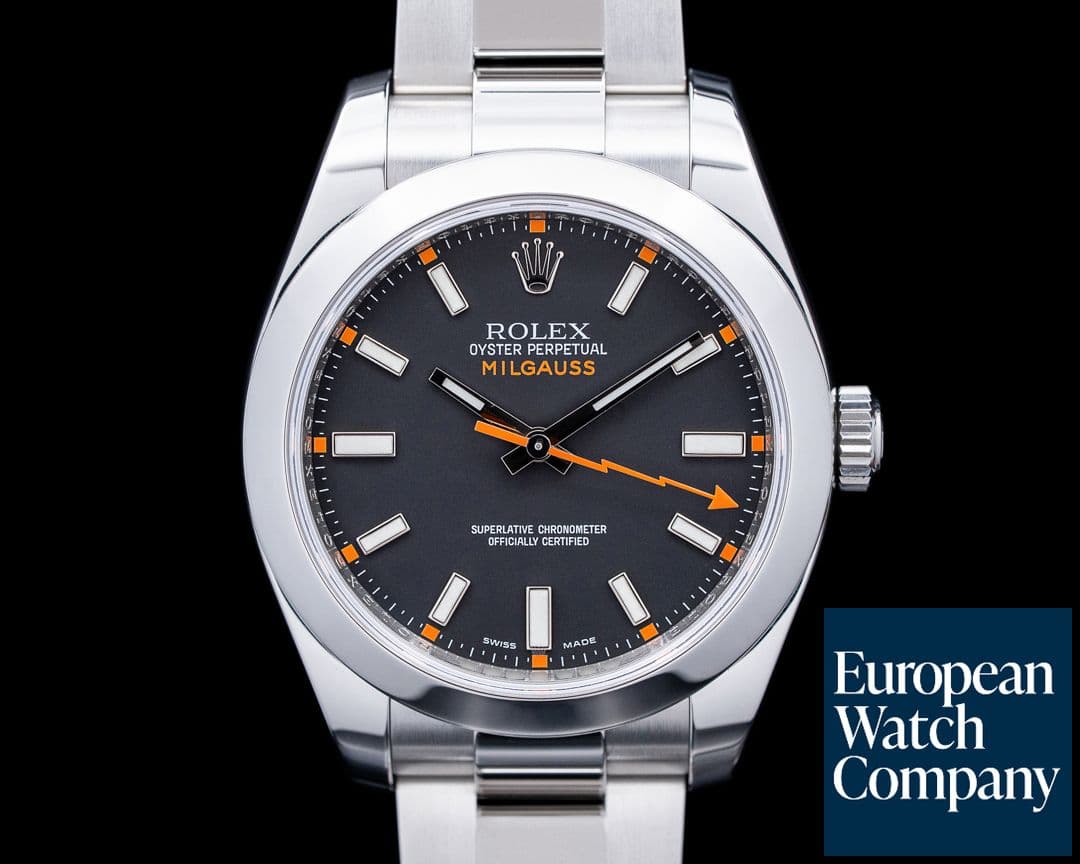 Image of Rolex 116400 Milgauss SS Black Dial
