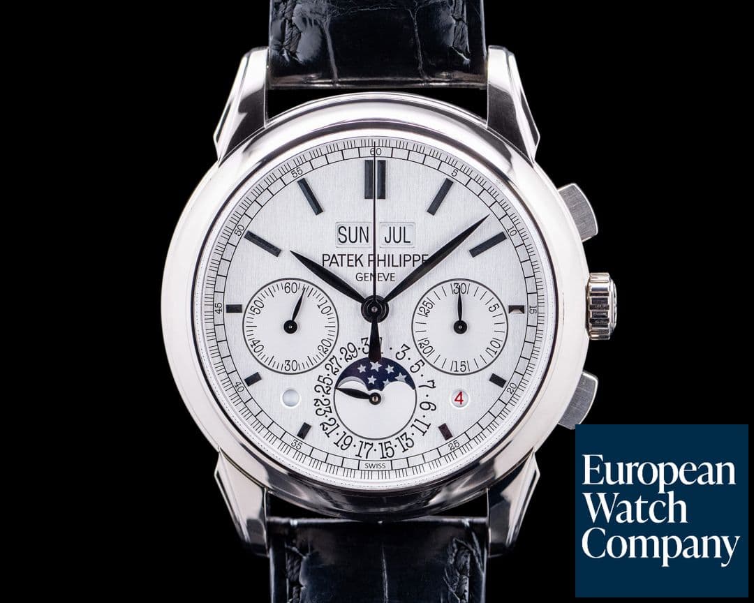 Image of Patek Philippe 5270G Perpetual Calendar Chronograph 18K White Gold Silver Dial