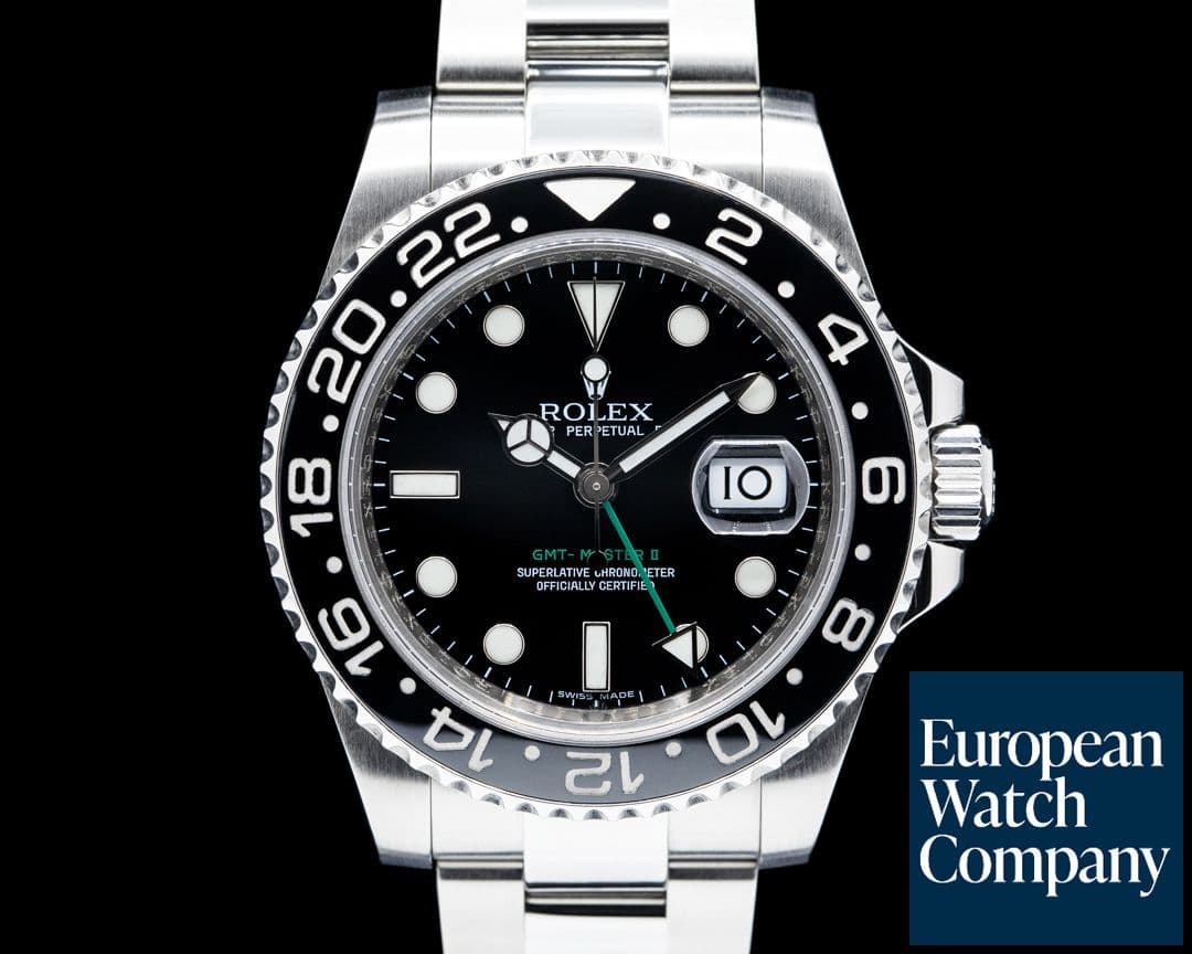 Image of Rolex 116710LN GMT-Master II Ceramic SS Black Dial