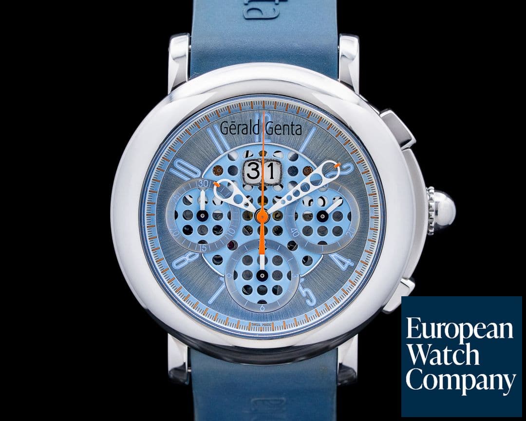 Image of Gérald Genta CHS.X.10 Arena Chrono Sport SS Blue Dial