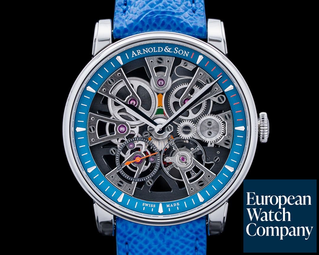Image of Arnold & Son 61.1.2.01.81D Nebula SS "Abu Dhabi" Skeleton Dial LIMITED