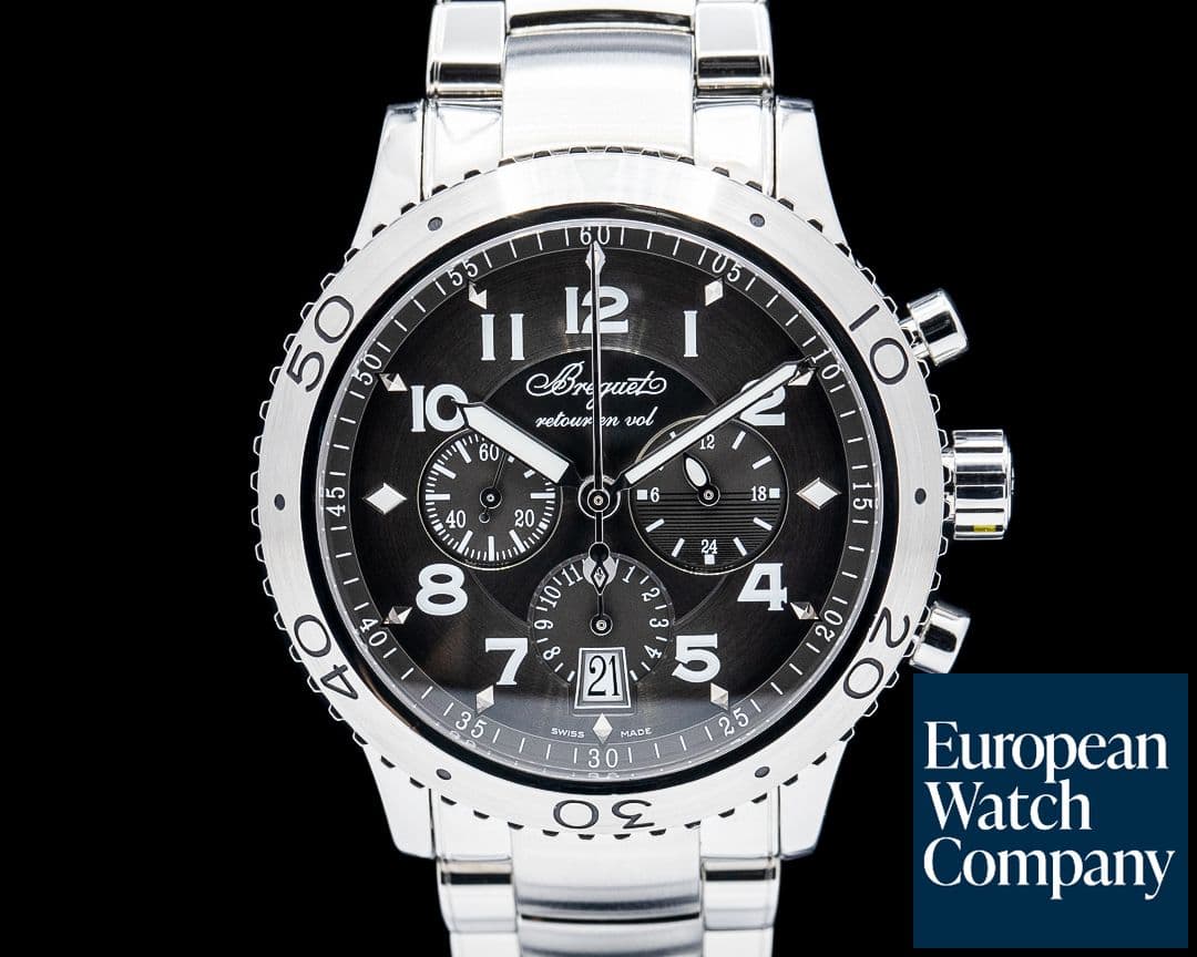 Image of Breguet 3810ST Type XXI Flyback Chronograph SS Gray Dial