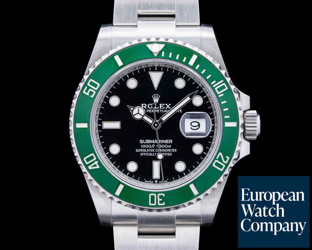 Image of Rolex 126610LV Submariner Date "Starbucks" SS Black Dial