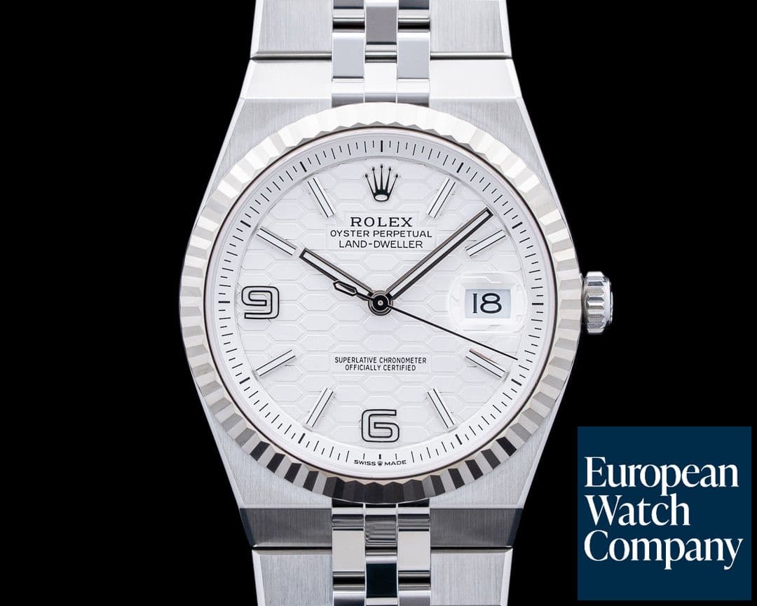 Image of Rolex 127334 Land-Dweller 40MM SS White Dial 2025