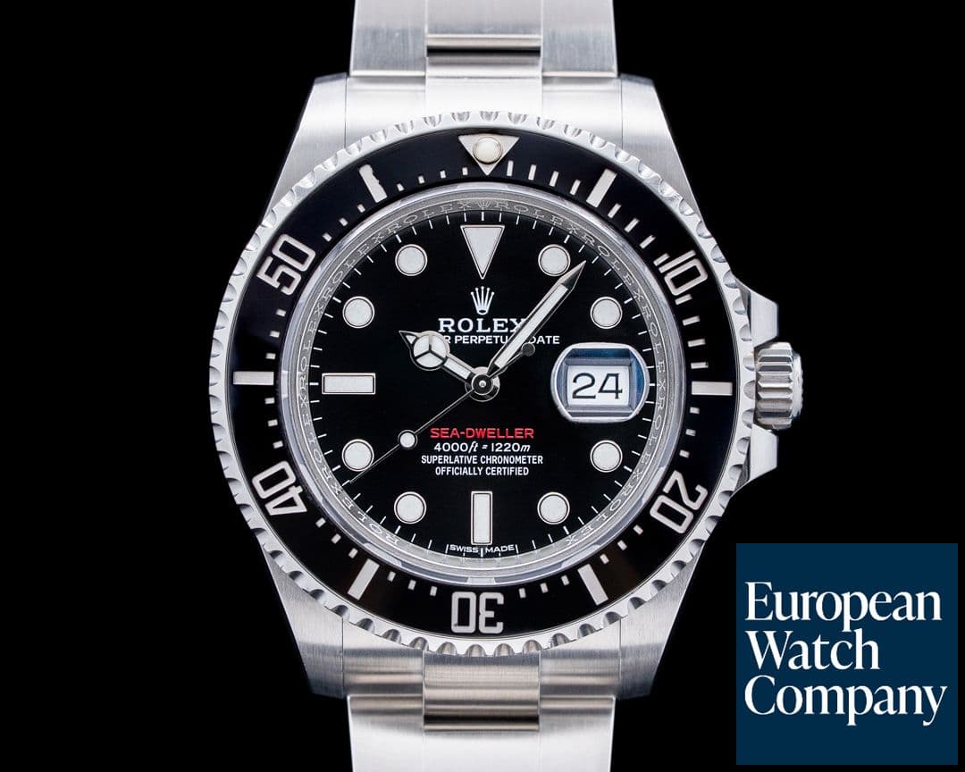 Image of Rolex 126600 Sea Dweller RED 50th Anniversary SS Black Dial
