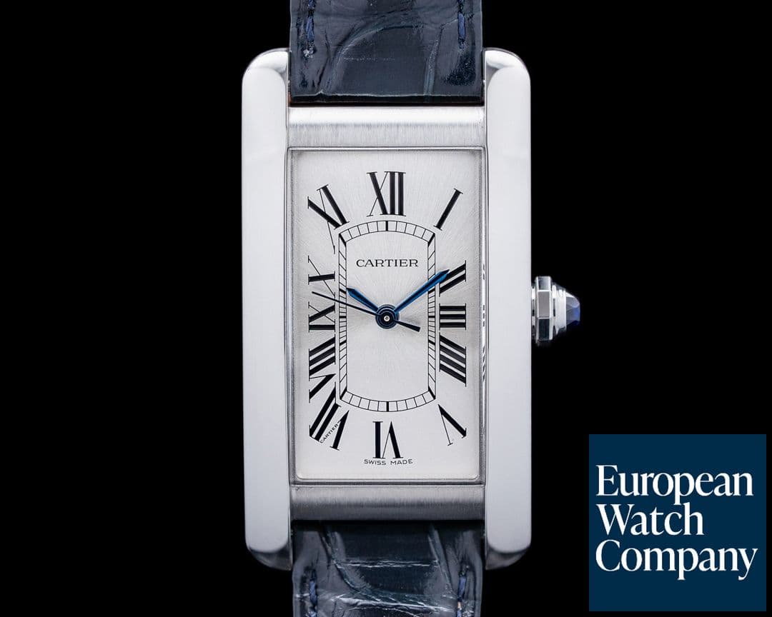 Image of Cartier 4275 Tank Americaine SS Silver Dial