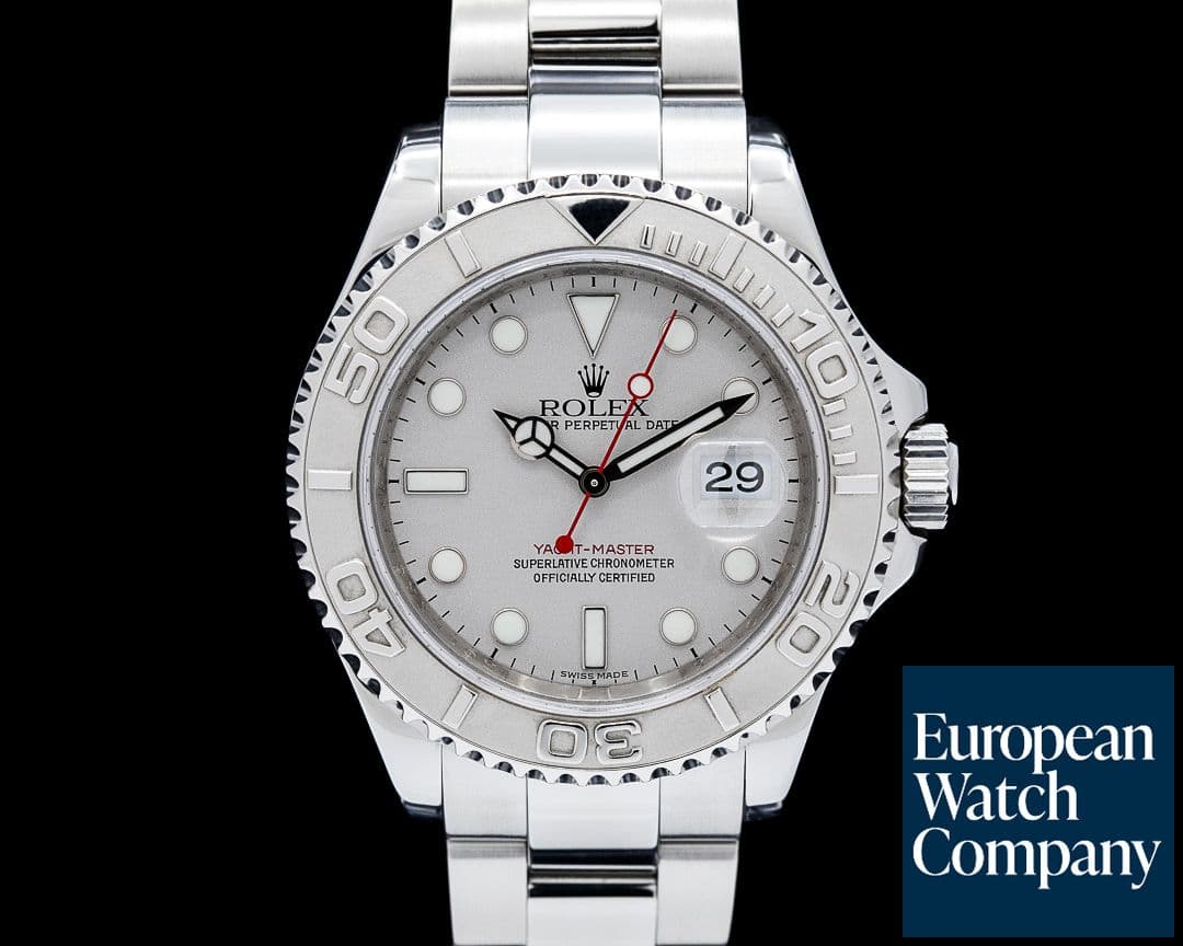 Image of Rolex 16622 Yacht-Master 40MM  Platinum Bezel SS Silver Dial