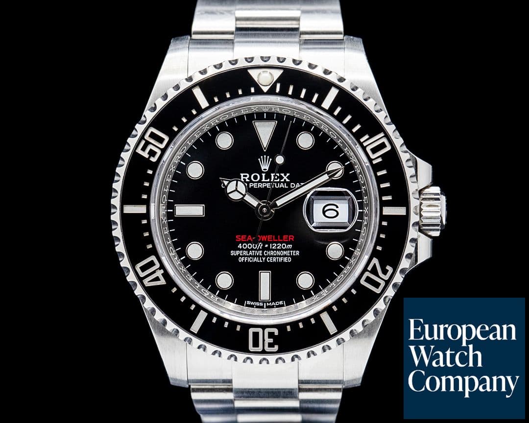 Image of Rolex 126600 Sea Dweller RED 50th Anniversary SS Black Dial