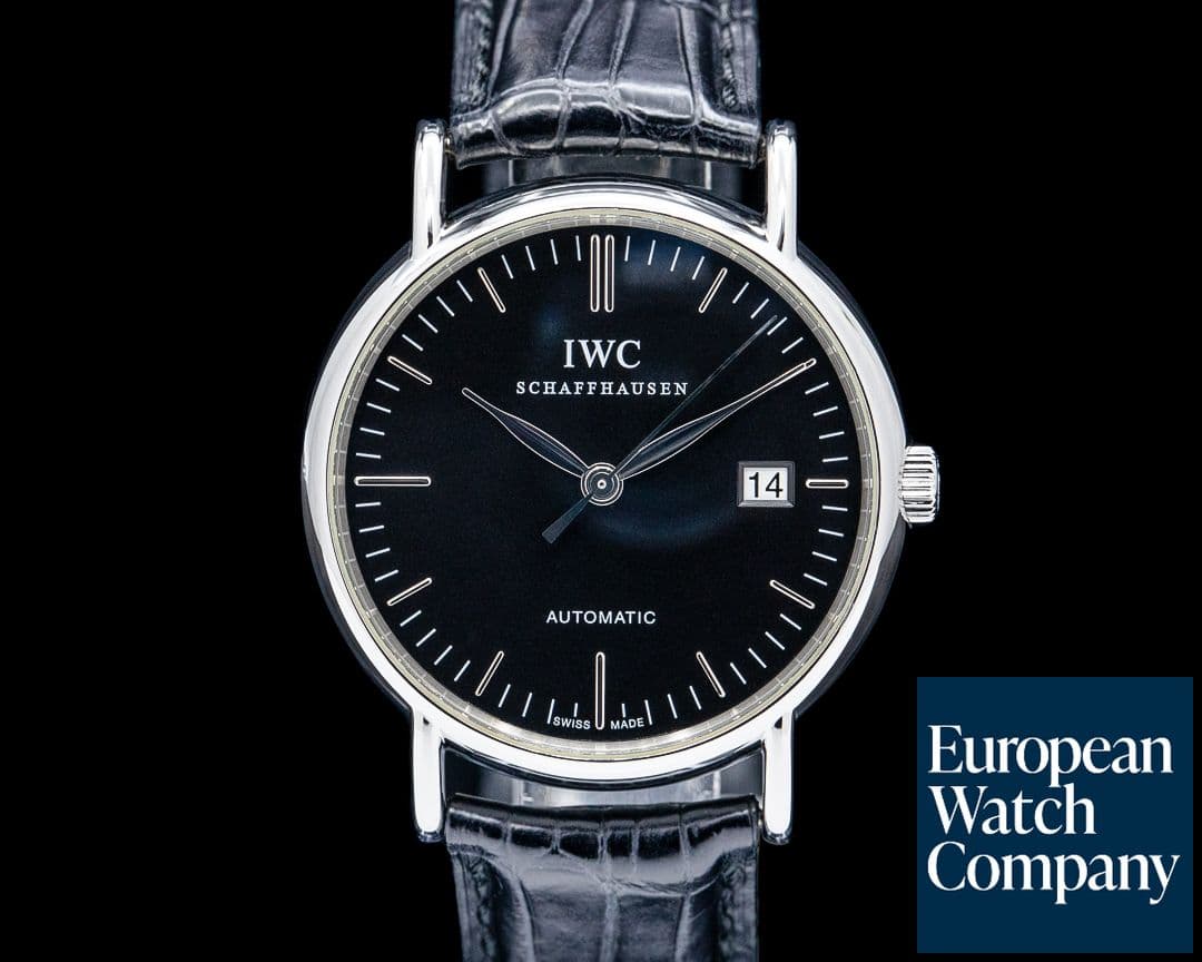 Image of IWC IW356305 Portofino Automatic SS Black Dial