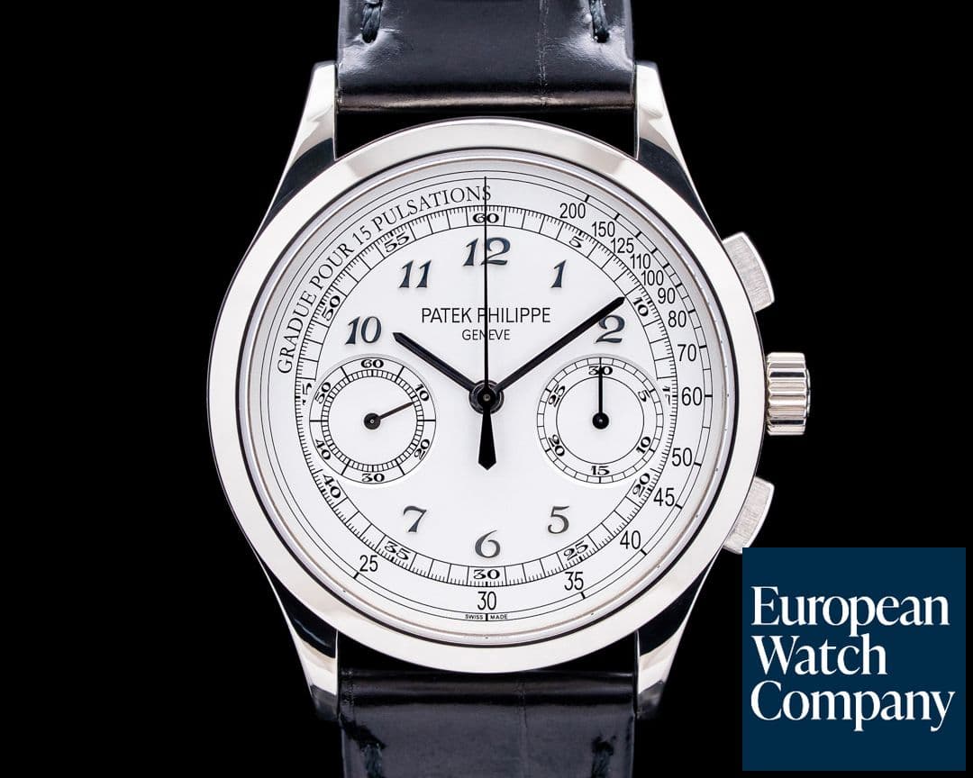 Image of Patek Philippe 5170G Chronograph 18K White Gold Silver Dial