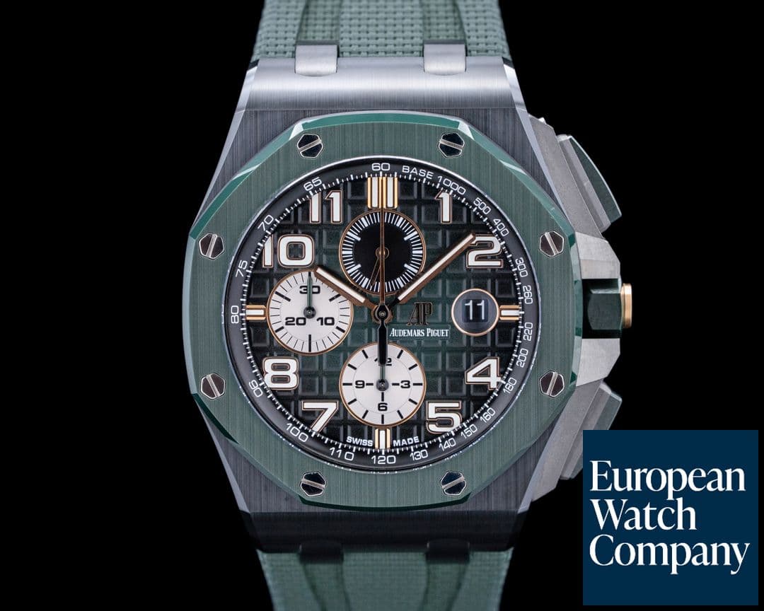 Image of Audemars Piguet 26405CE Royal Oak Offshore Ceramic Green Dial