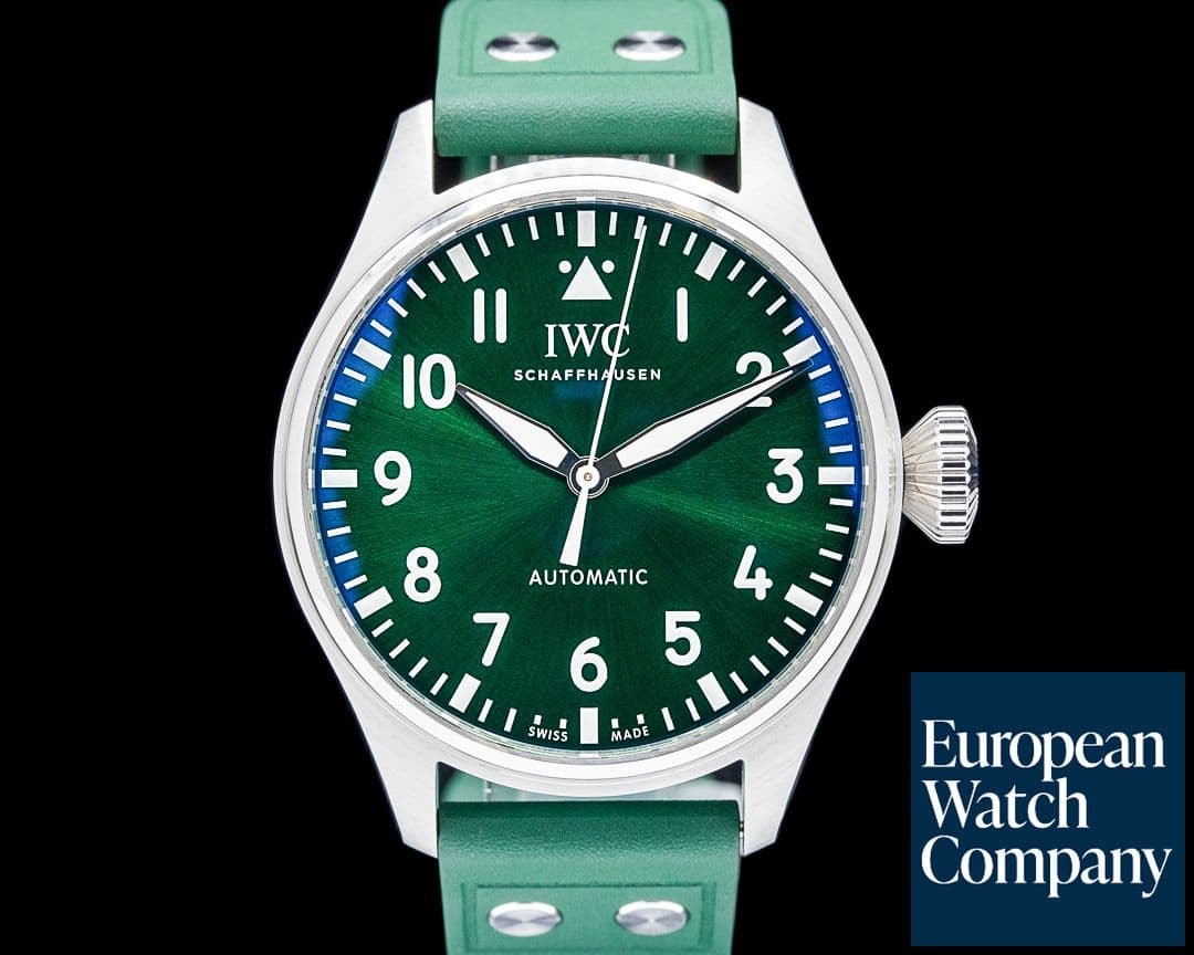 Image of IWC IW329306 Big Pilots Watch 43 SS Racing Green Dial