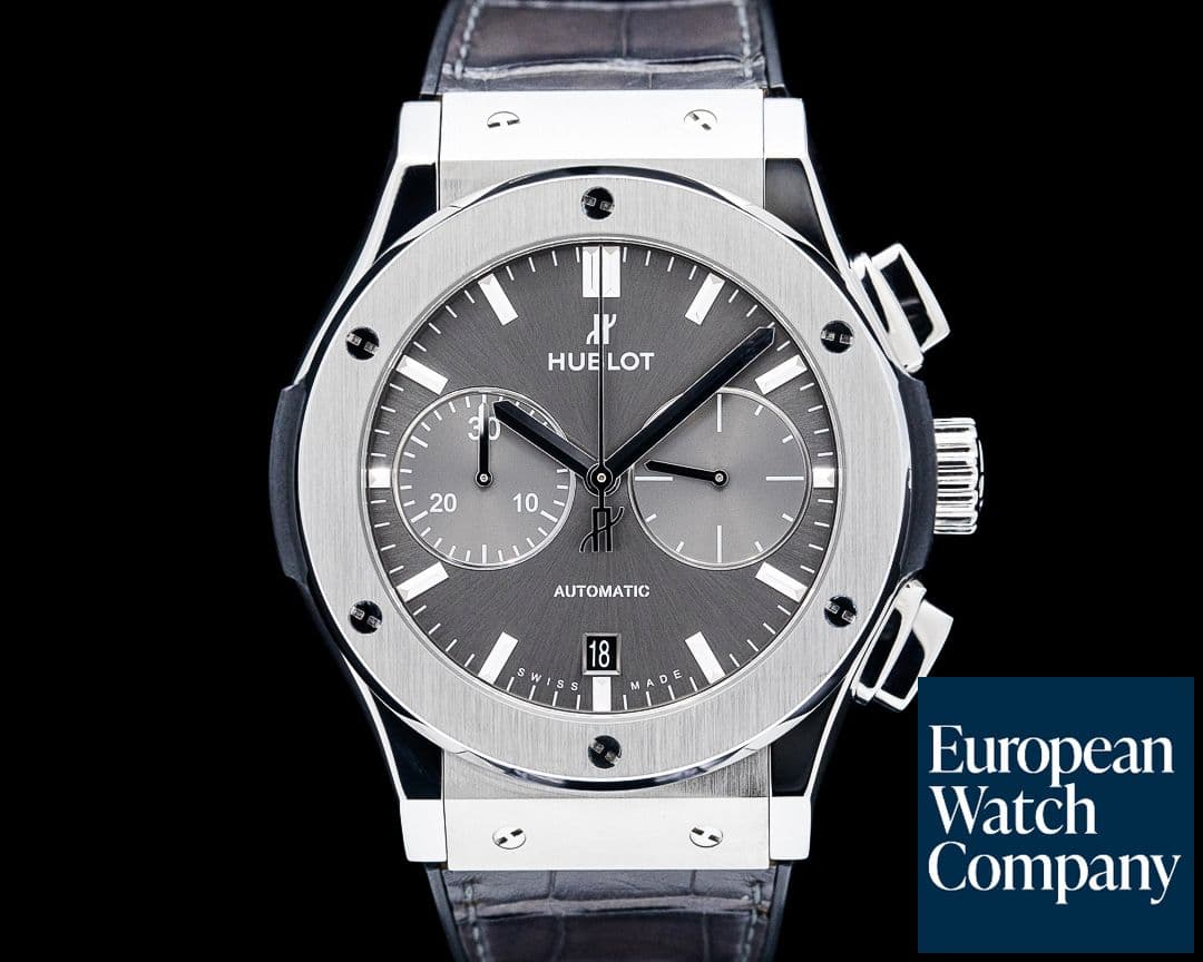 Image of Hublot Classic Fusion Racing Chronograph Titanium Gray Dial