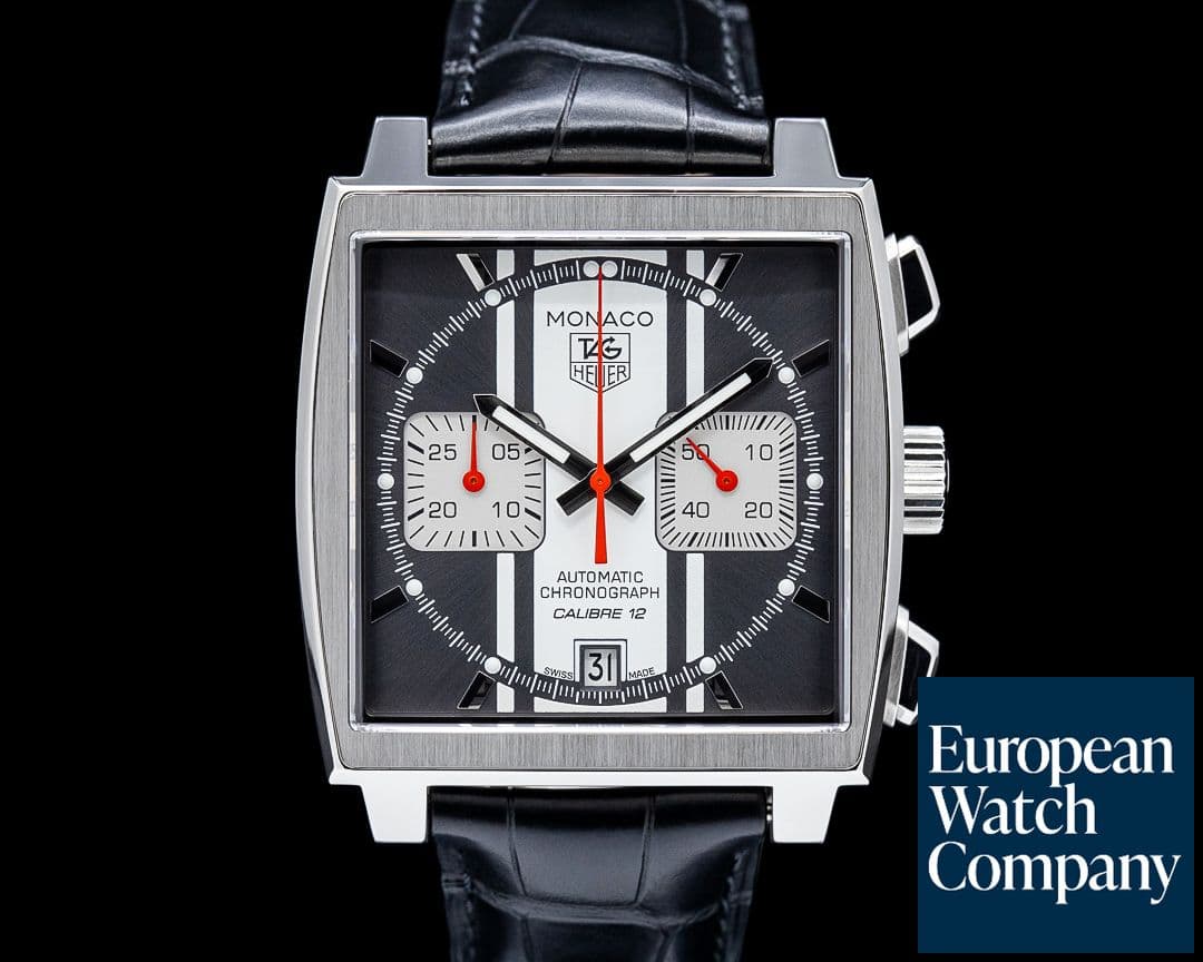 Image of TAG Heuer Monaco Calibre 12 Boutique Edition SS Gray Dial