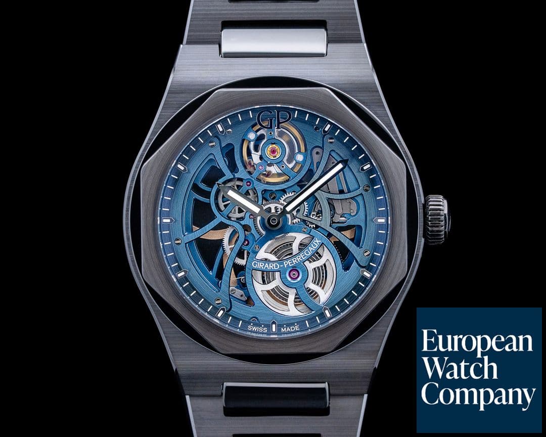 Image of Girard Perregaux Laureato Skeleton "Earth to Sky" Ceramic Skeleton Dial