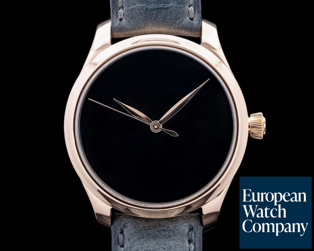 Image of H. Moser and Cie. 1200-0412 Endeavour Centre Seconds Concept Vantablack 18K RG 2025