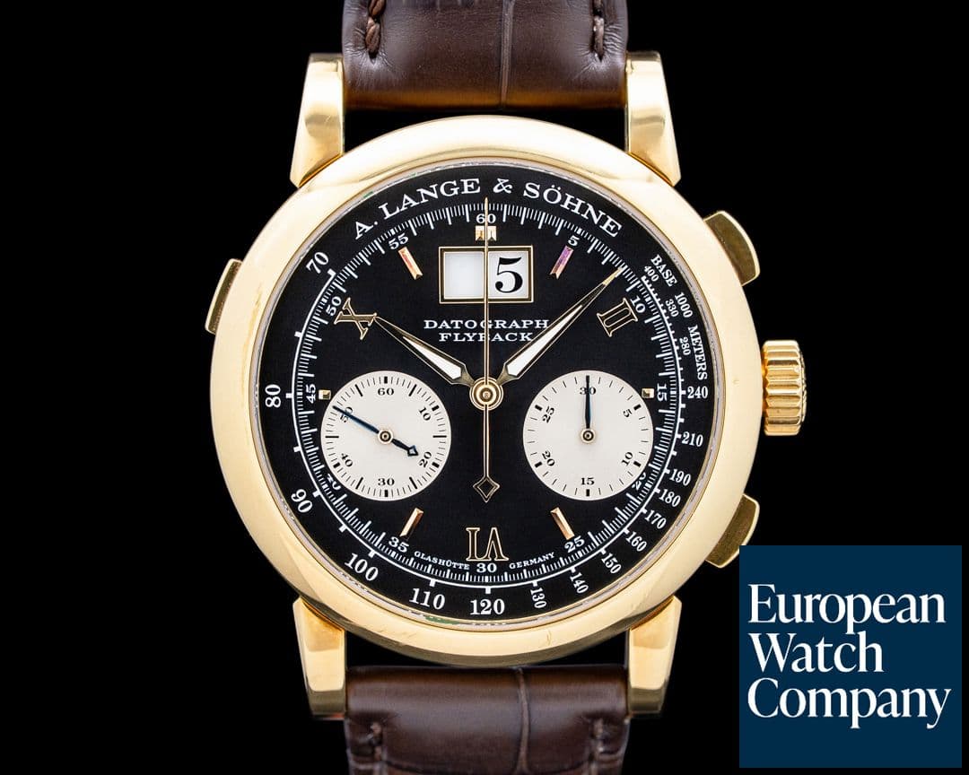Image of A. Lange and Sohne 403.041 Datograph 18K Yellow Gold "YELLOWJACKET" RARE