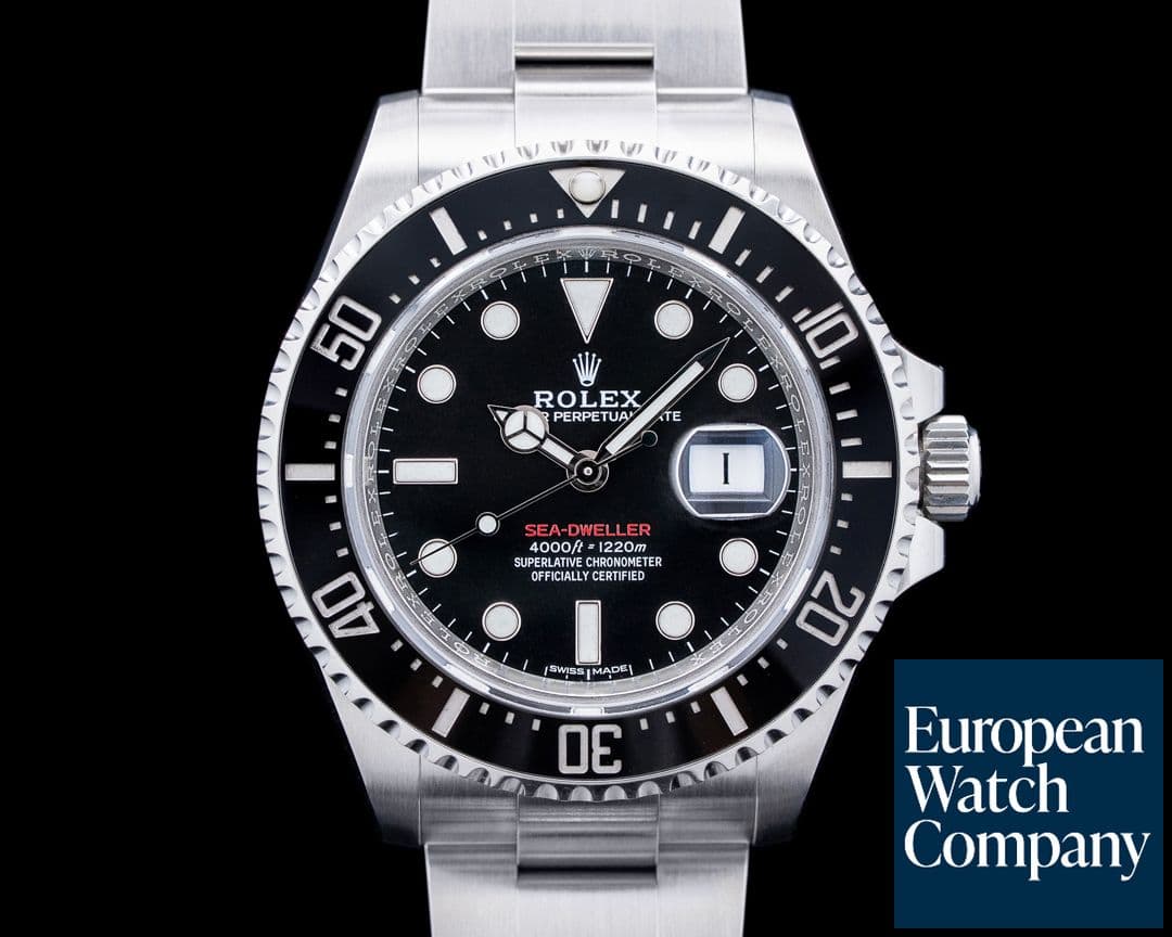 Image of Rolex 126600 Sea-Dweller SS Black Dial