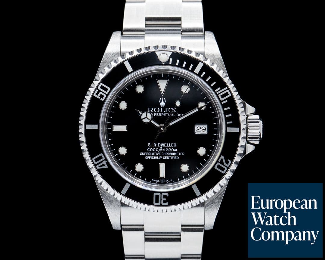 Image of Rolex 16600 Sea-Dweller SS Black Dial
