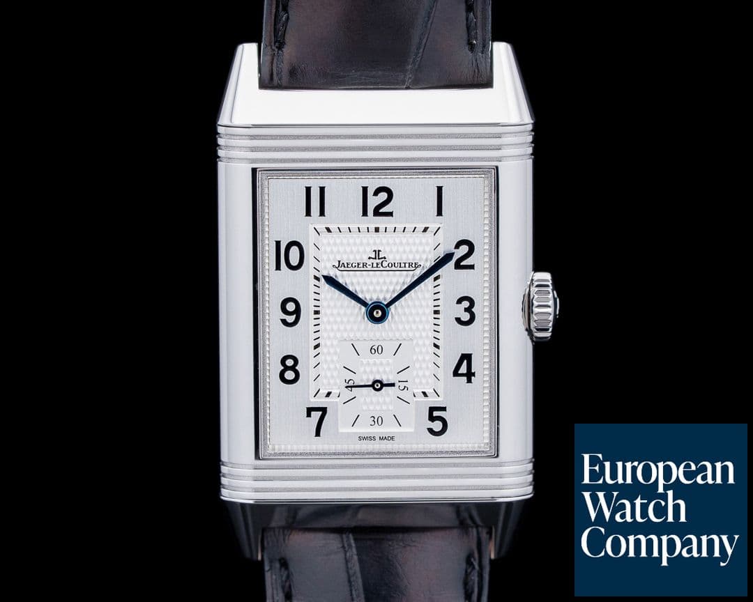 Image of Jaeger LeCoultre Q3858520 Reverso Classic Large Small Seconds SS Silver Dial