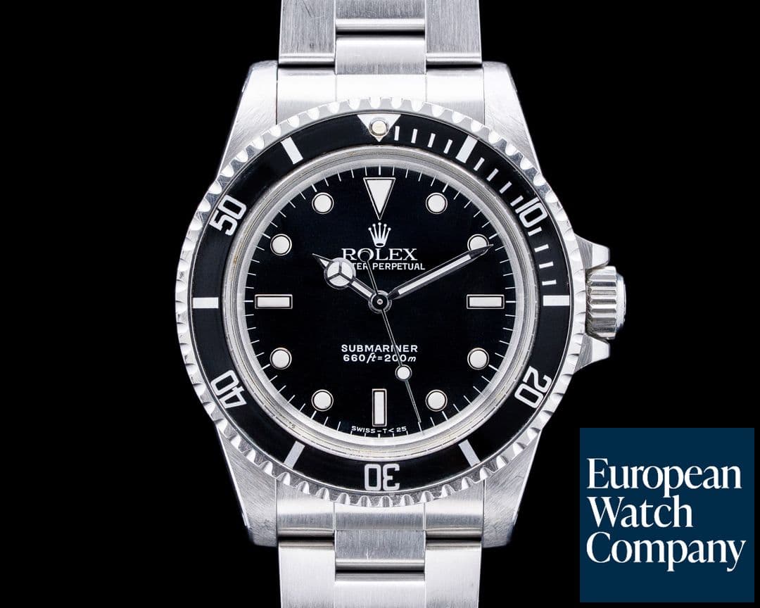 Image of Rolex 5513 Submariner SS Black Dial Circa. 1988