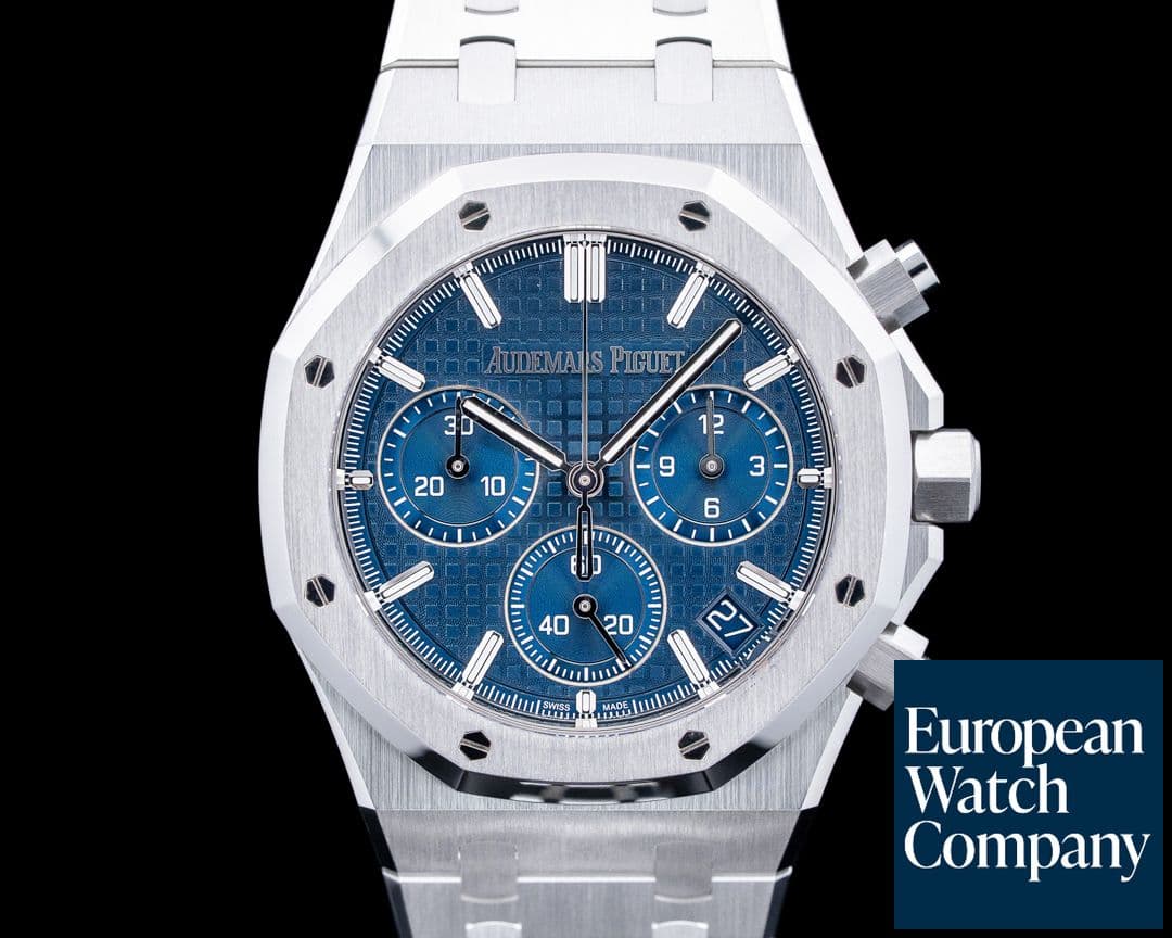 Image of Audemars Piguet 26240ST Royal Oak Chronograph SS Blue Dial
