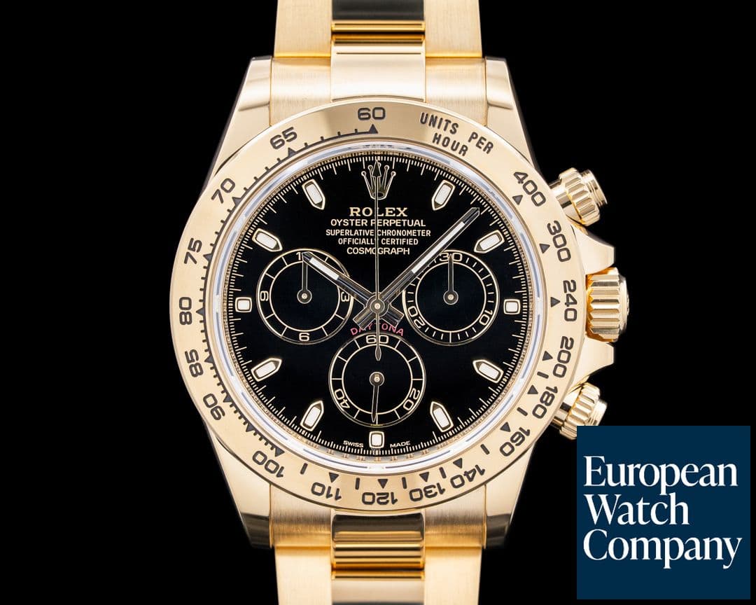 Image of Rolex 116508 Daytona 18K Yellow Gold Black Dial
