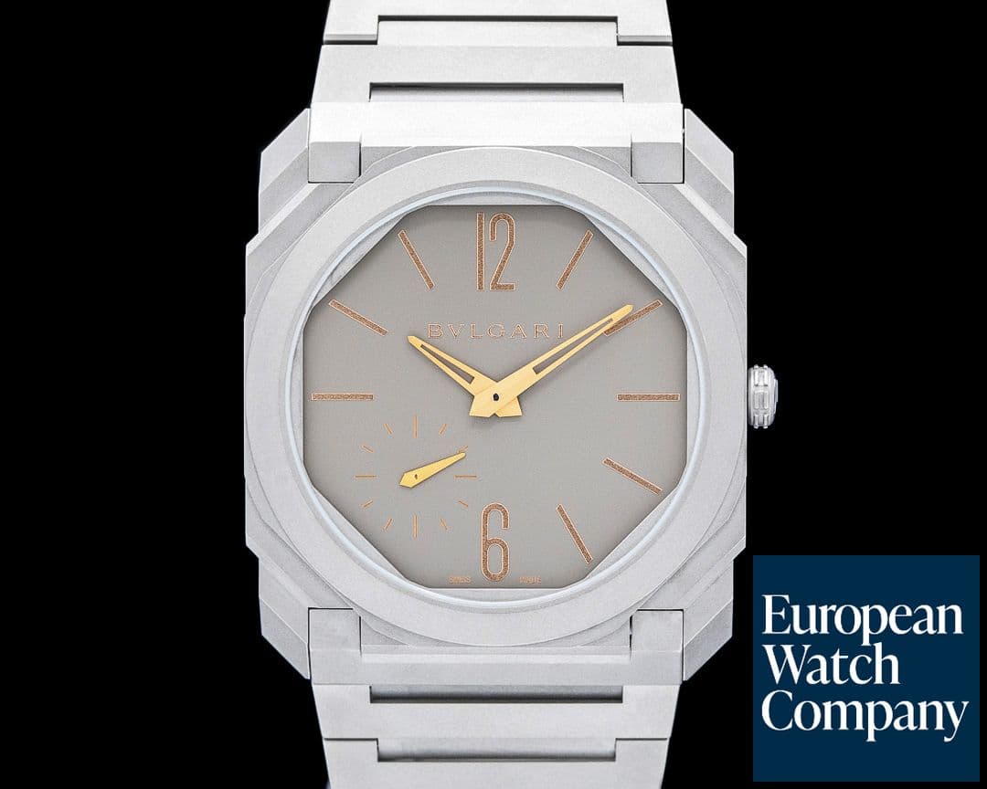 Image of Bulgari 103137 Octo Finissimo Automatic Titanium Gray Dial