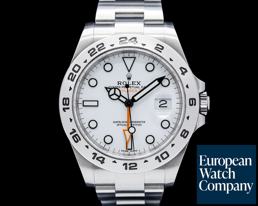 Image of Rolex 216570 Explorer II SS Polar White Dial