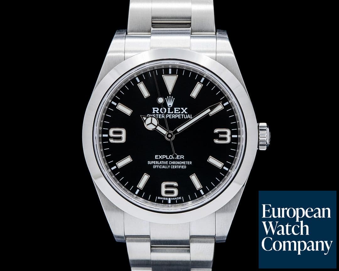 Image of Rolex 214270 Explorer I SS Black Dial
