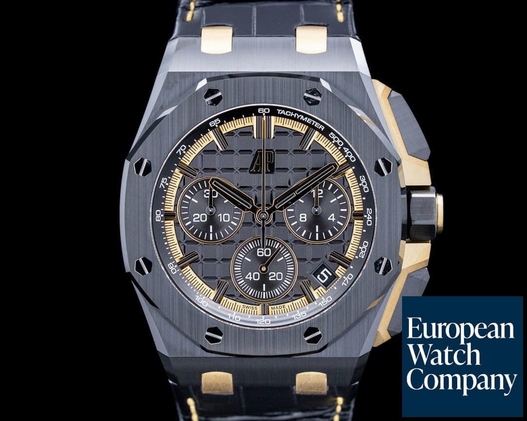 Image of Audemars Piguet 26420CE Royal Oak Offshore Ceramic / 18K YG Black Dial