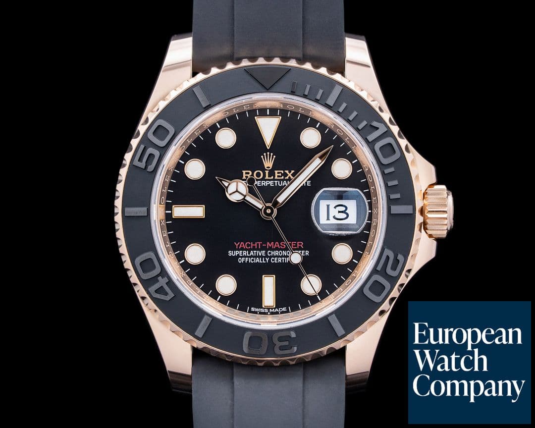Image of Rolex 116655 Yacht Master 40 18K Rose Gold Black Dial