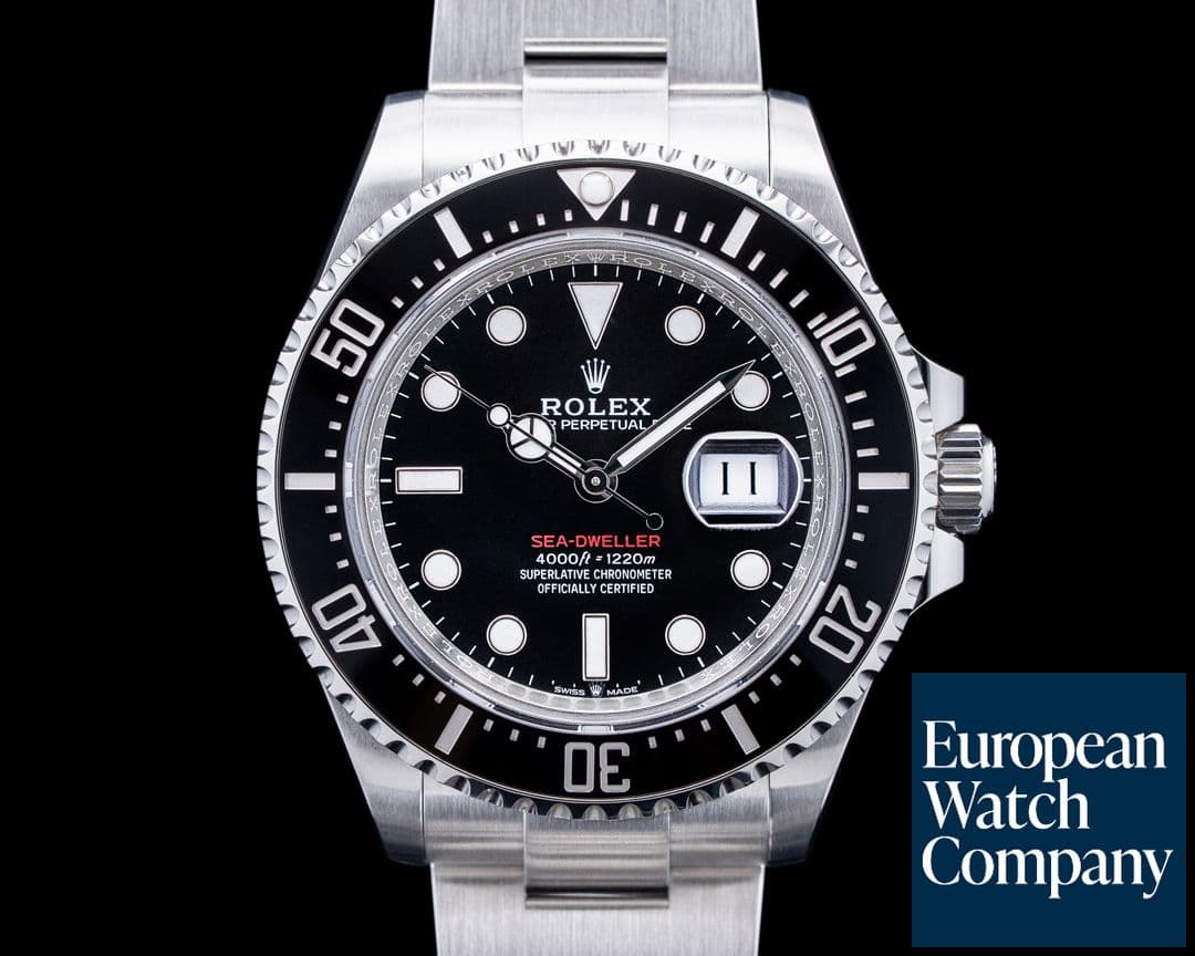 Image of Rolex 126600 Sea-Dweller SS Black Dial
