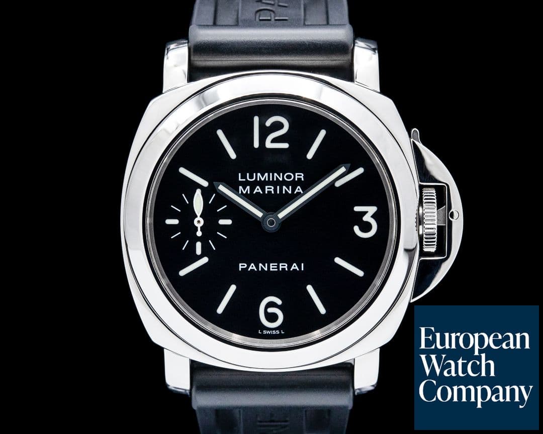 Image of Panerai PAM00111 Luminor Marina SS Black Dial