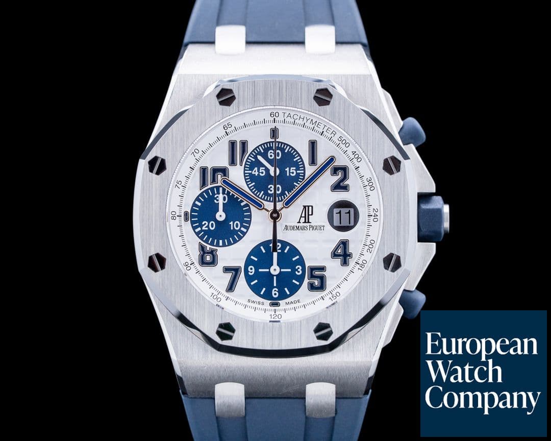 Image of Audemars Piguet 26170ST Royal Oak Offshore Navy SS White Dial