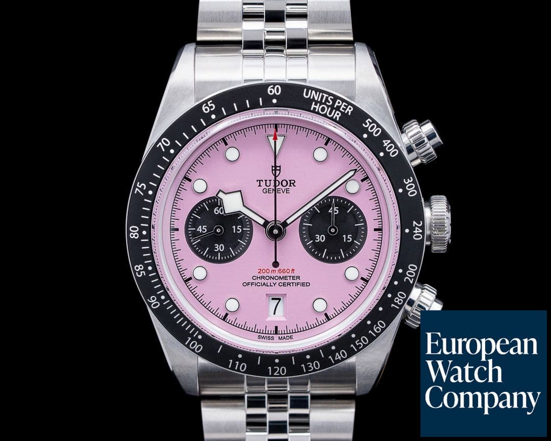 Image of Tudor 79360N Black Bay Chrono SS Pink Dial 2025 UNWORN
