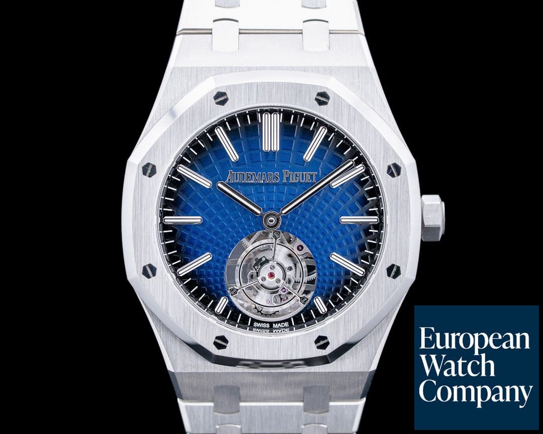 Image of Audemars Piguet 26530ST Royal Oak Selfwinding Flying Tourbillon SS Blue Dial