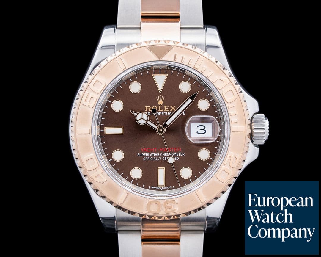 Image of Rolex 116621 Yacht-Master SS / 18K Rose Gold Brown Dial