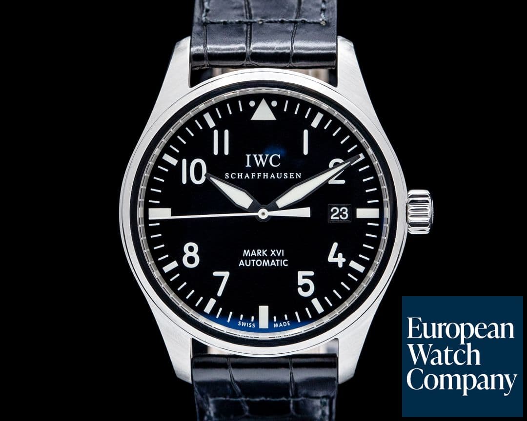 Image of IWC IW325501 Pilot's Watch Mark XVI SS Black Dial