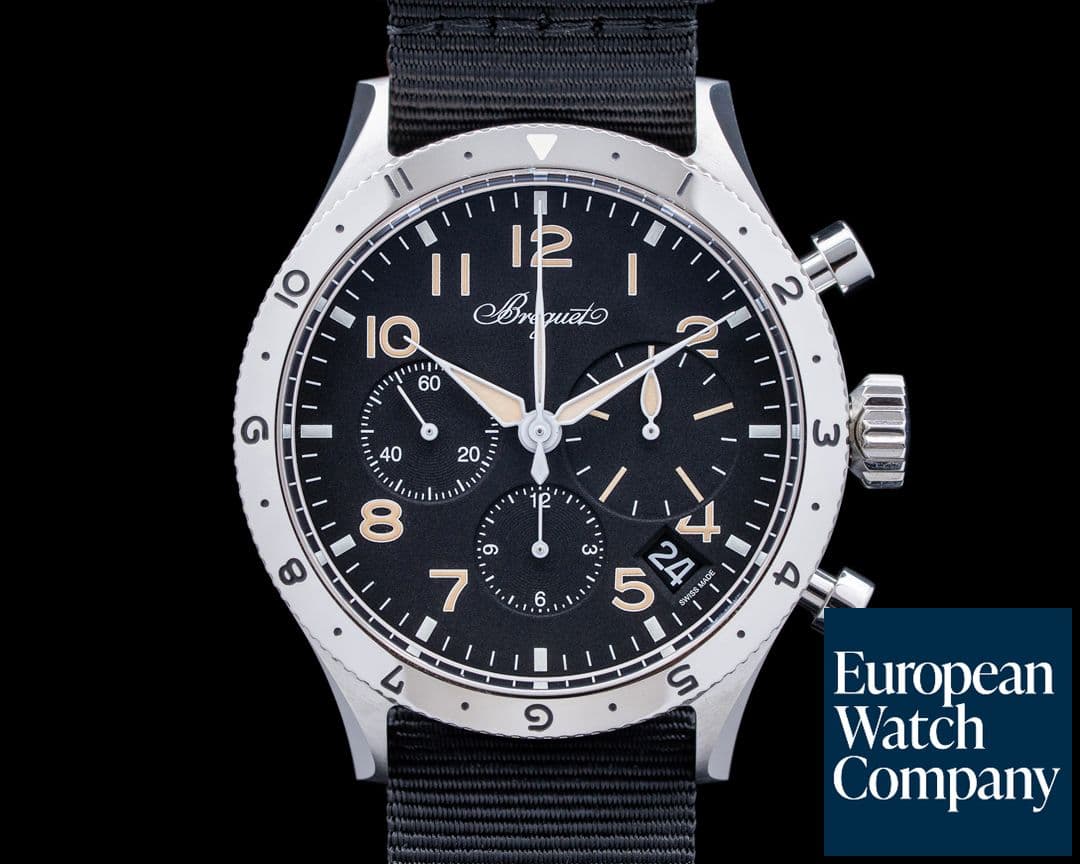 Image of Breguet Type XX Chronographe 2067 SS Black Dial 2025