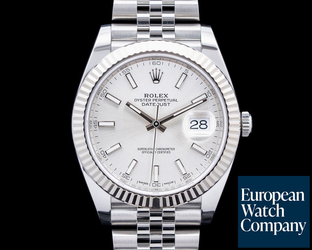 Image of Rolex 126334 Datejust 41 SS Silver Dial