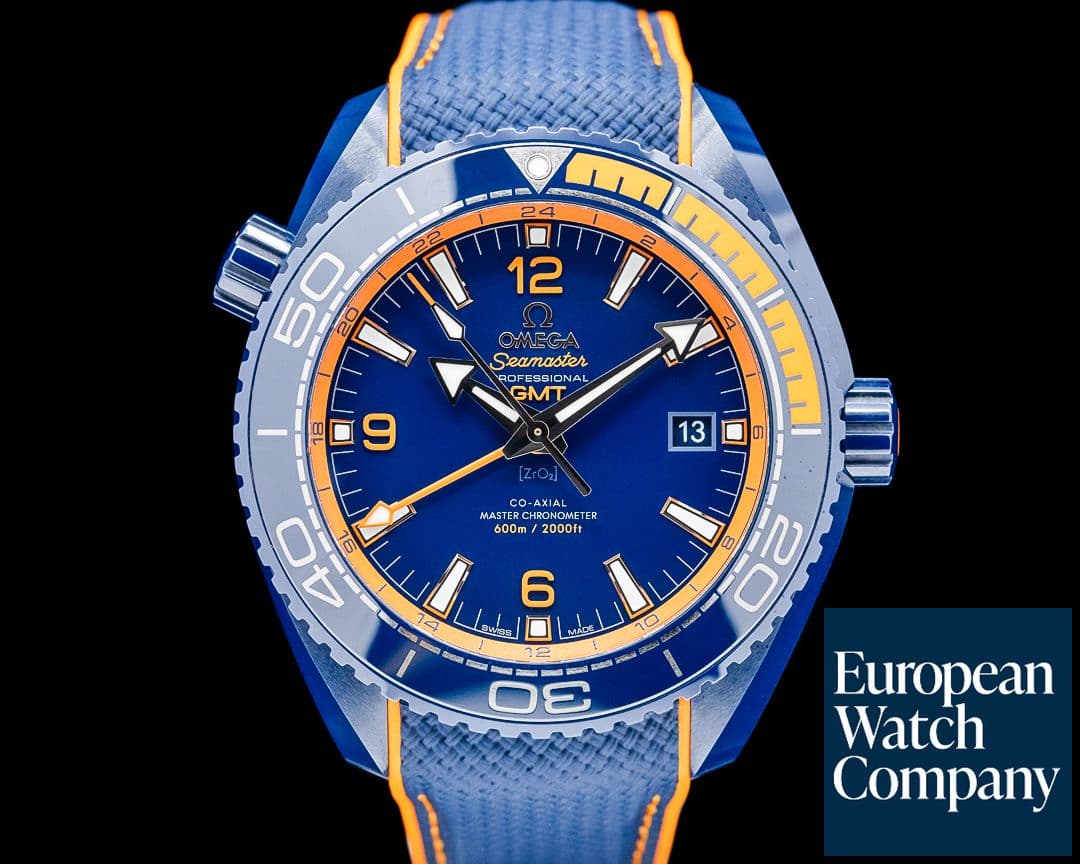 Image of Omega Seamaster Planet Ocean GMT Ceramic Blue Dial