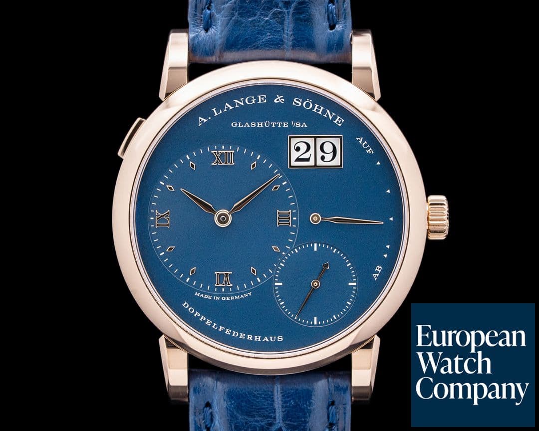 Image of A. Lange and Sohne 191.063 Lange 1 18K Rose Gold Blue Dial 2025